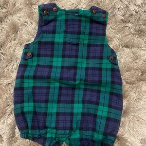 Janie and Jack plaid 0/3months